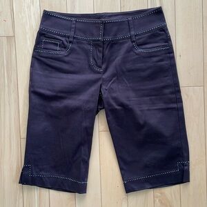 Cache brown Bermuda shorts